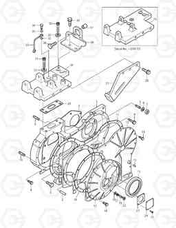 012 TIMING GEAR CASE TXC 300LC-1, Doosan