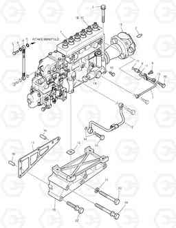 026 FUEL INJECTION PUMP TXC 300LC-1, Doosan