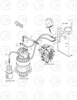 1240 OIL COOLER PIPING(3) TXC 300LC-1, Doosan