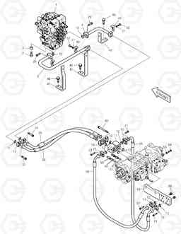 1250 MAIN PIPING(1) TXC 300LC-1, Doosan