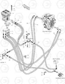 1380 PILOT PIPING(8) TXC 300LC-1, Doosan