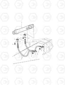 3130 ARM PIPING TXC 300LC-1, Doosan