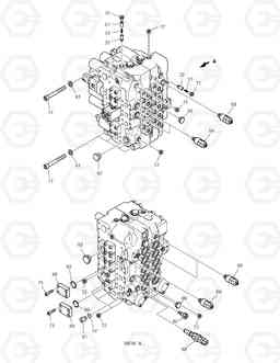 4170 CONTROL VALVE(1) TXC 300LC-1, Doosan