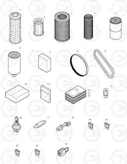 5110 SPARE PARTS TXC 300LC-1, Doosan