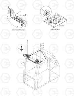 6140 CABIN LAMP ASS'Y TXC 300LC-1, Doosan