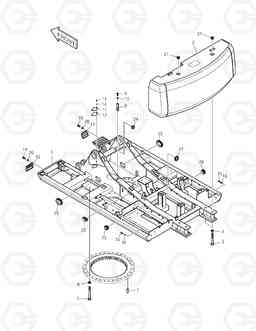 1100 MAIN FRAME TXC 340LC-1, Doosan