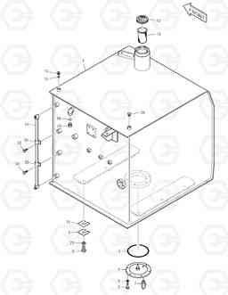 1190 FUEL TANK TXC 340LC-1, Doosan