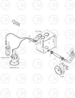 1220 OIL COOLER PIPING(1) TXC 340LC-1, Doosan