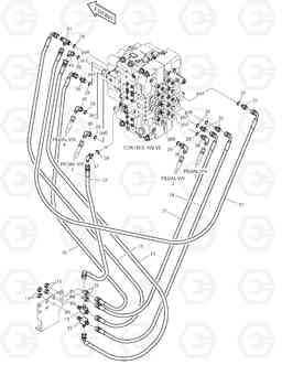 1330 PILOT PIPING(4) TXC 340LC-1, Doosan