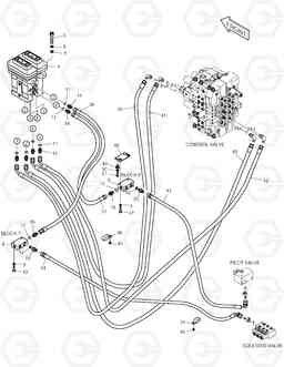 1370 PILOT PIPING(8) TXC 340LC-1, Doosan