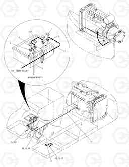 1710 ELECTRIC WIRING(1)-BATTERY TXC 340LC-1, Doosan