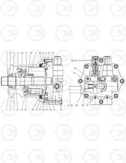 4140 SWING MOTOR TXC 340LC-1, Doosan