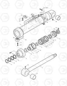 4320 BOOM CYLINDER(L.H)-LOCK VALVE TXC 340LC-1, Doosan