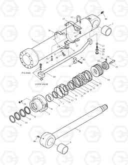 4340 ARM CYLINDER-LOCK VALVE TXC 340LC-1, Doosan