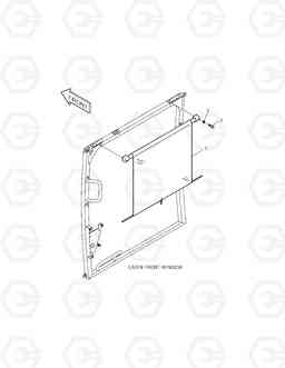 6230 SUN VISOR ASS'Y TXC 340LC-1, Doosan