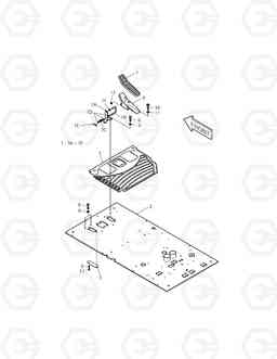 6250 FLOOR PLATE-TILTING TXC 340LC-1, Doosan