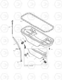 010 OIL PAN TXC 255LC-1, Doosan