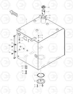 1190 FUEL TANK TXC 255LC-1, Doosan