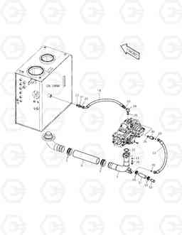 1220 OIL COOLER PIPING(1) TXC 255LC-1, Doosan