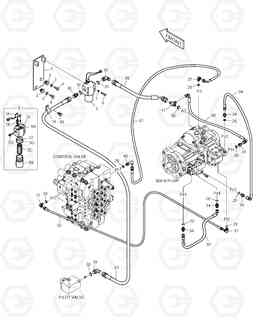 1310 PILOT PIPING(1) TXC 255LC-1, Doosan