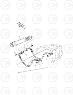 3130 ARM PIPING TXC 255LC-1, Doosan