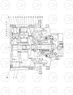 4170 TRAVEL REDUCTION GEAR TXC 255LC-1, Doosan