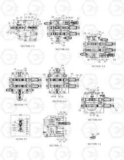 4200 CONTROL VALVE(3) TXC 255LC-1, Doosan