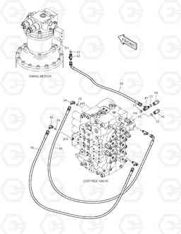 1350 PILOT PIPING(5) TXC 420LC-1, Doosan