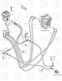 1380 PILOT PIPING(8) TXC 420LC-1, Doosan