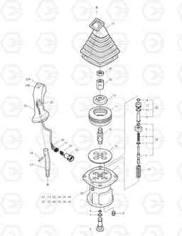 4210 REMOTE CONTROL VALVE-3 SWITCH TXC 420LC-1, Doosan