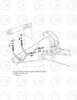 6290 ARM PIPING-2.6m TXC 420LC-1, Doosan