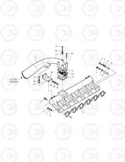 016 INTAKE MANIFOLD TXC 470LC-1, Doosan