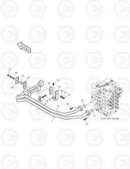 1260 MAIN PIPING(2) TXC 470LC-1, Doosan