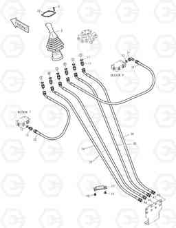 1370 PILOT PIPING(7) TXC 470LC-1, Doosan