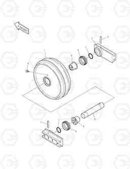 2110 IDLER TXC 470LC-1, Doosan