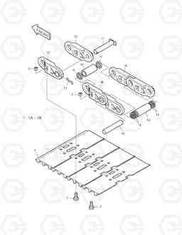 2150 TRACK SHOE ASS'Y-600G TXC 470LC-1, Doosan