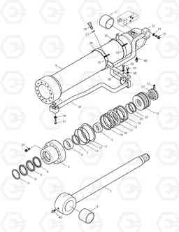 4350 BOOM CYLINDER(R.H)-LOCK VALVE TXC 470LC-1, Doosan