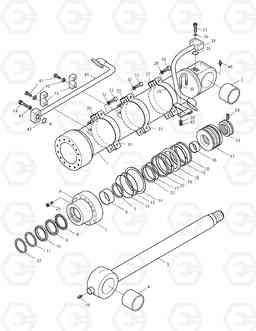 4390 BUCKET CYLINDER-ARM 6.0m TXC 470LC-1, Doosan