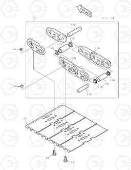 6250 TRACK SHOE-750G TXC 470LC-1, Doosan