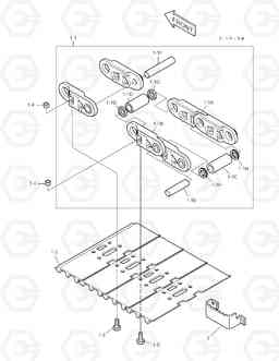 6260 TRACK SHOE-800G TXC 470LC-1, Doosan