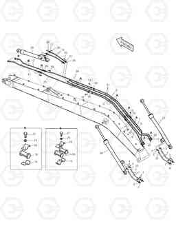 6360 BOOM PIPING-9.0m TXC 470LC-1, Doosan