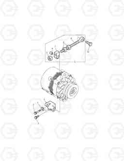 025 ALTERNATOR MOUNTING TXC 470LC-1, Doosan