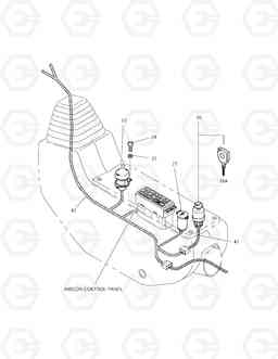 1660 ELECTRIC PARTS(2)-STAND R.H TXC 470LC-1, Doosan