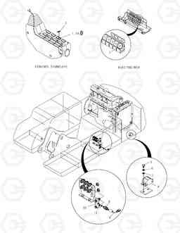 6140 TRAVEL/SWING ALARM ASS'Y TXC 470LC-1, Doosan