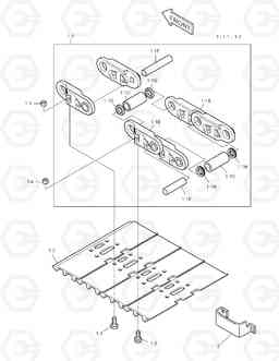 6270 TRACK SHOE-900G TXC 470LC-1, Doosan