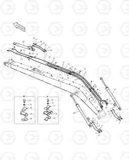 6700 BOOM PIPING-11.0m TXC 470LC-1, Doosan