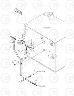 6790 DOUBLE FUEL FILTER ASS'Y TXC 470LC-1, Doosan