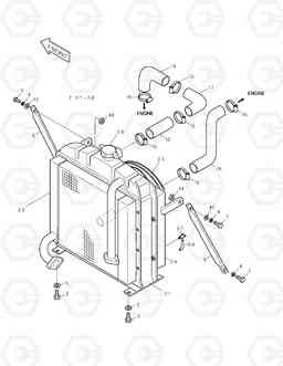 1120 RADIATOR TXC 140LC-1, Doosan