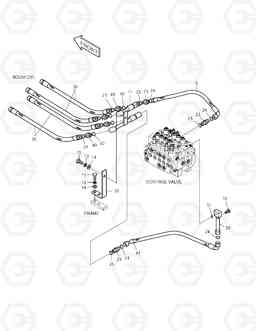 1270 MAIN PIPING(4)-BOOM TXC 140LC-1, Doosan