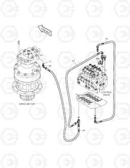 1330 PILOT PIPING(5) TXC 140LC-1, Doosan